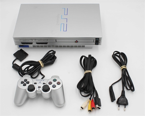 Playstation 2 - FAT - Silver - Console - SCPH-50004 - SNR AC2829504 (B Grade) (Used)